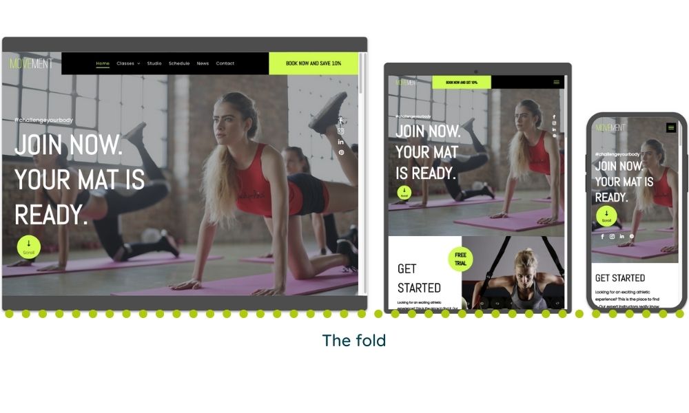 Tips for Landing Pages - Beware the fold Tips for Landing Pages - Beware the fold
