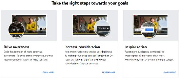 Youtube Steps