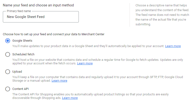 Google Sheet Option Google Sheet Option