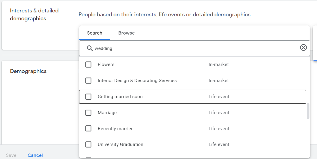 Additional Audience Segments